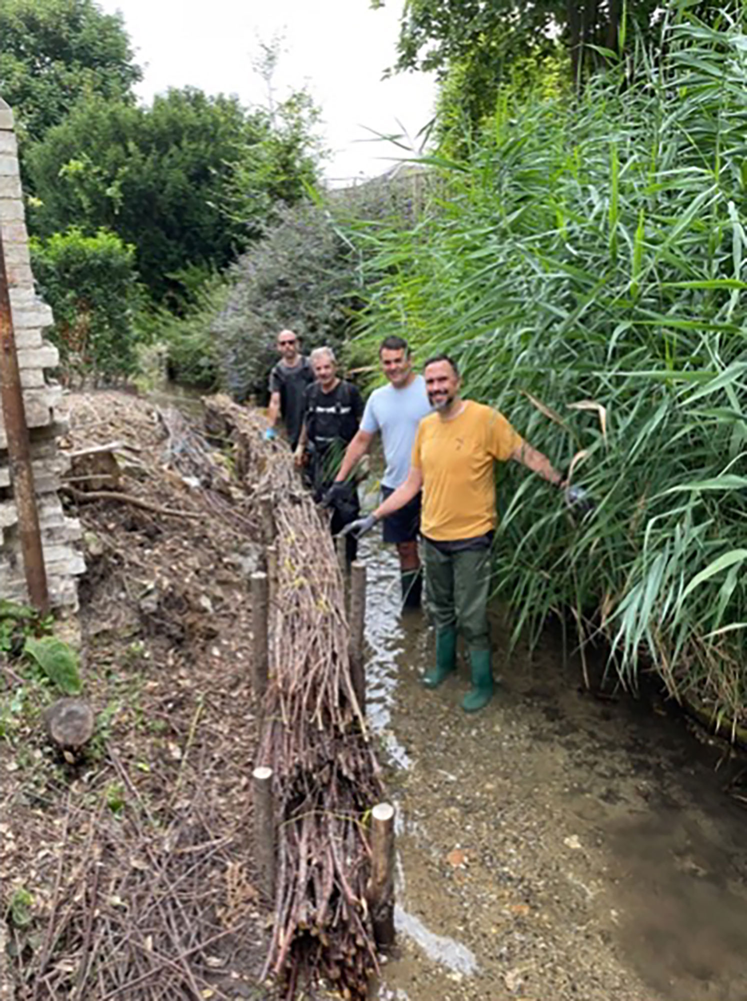Improvements to river flow and bank stability at Brookside and Church Lane