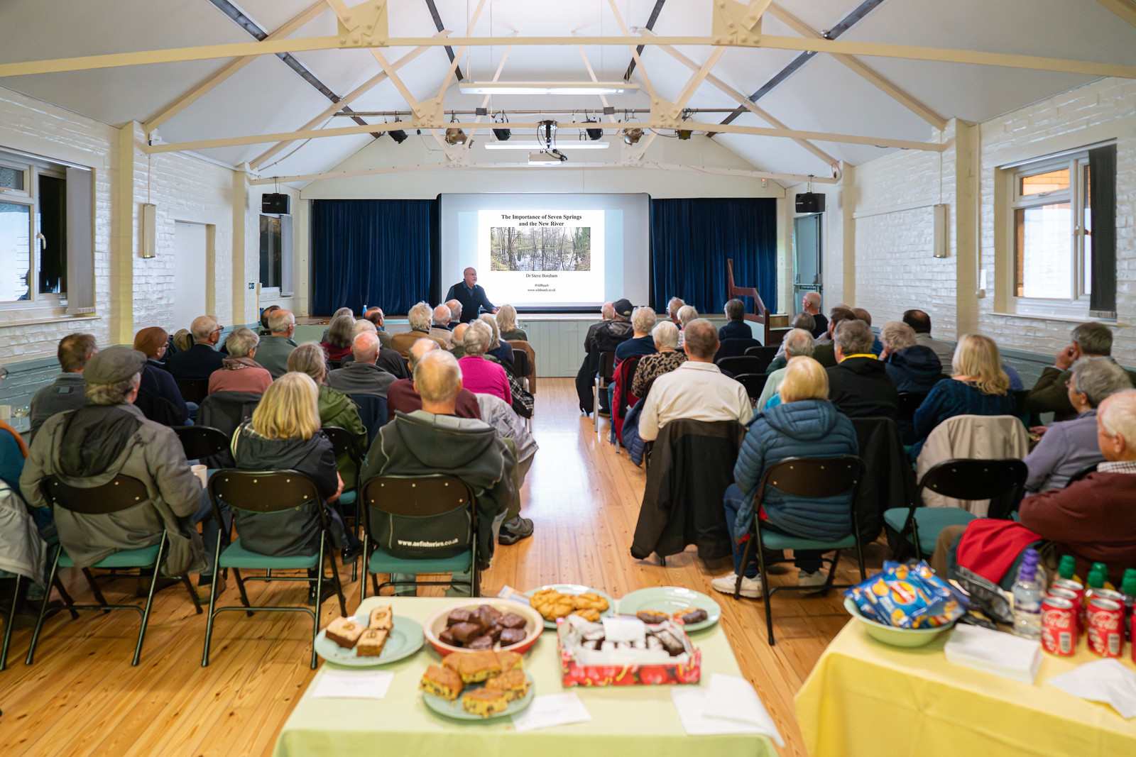 Dr Steve Boreham delivers talk on Seven Springs geology and water quality