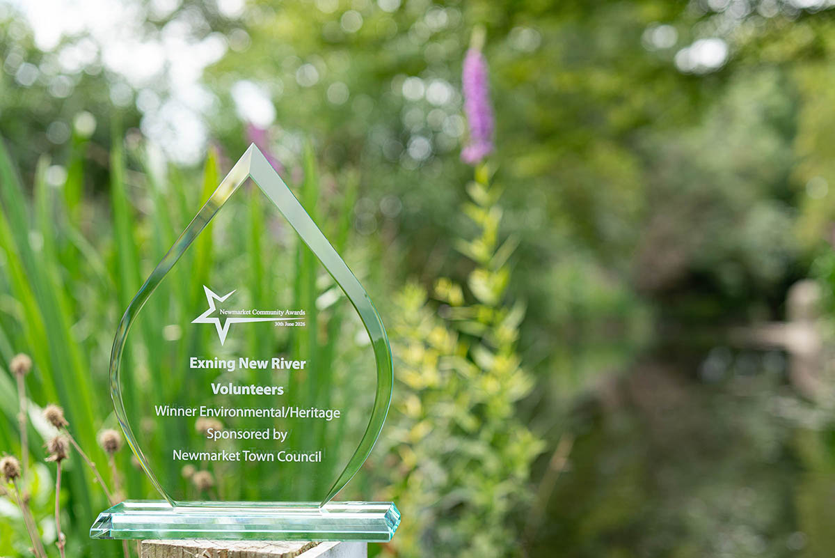 Exning New River volunteers win Community environment and heritage award